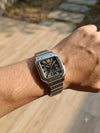Cartier santos metal